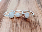 Ashes & Memorial Jewellery, Breastmilk & Memorial Jewellery - set of 3 rings.